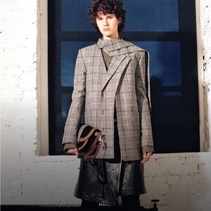 Proenza Schouler Plaid Deconstructed Blazer Like New